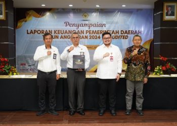 Mas Dhito Serahkan LKPD 2024 ke BPK Perwakilan Jawa Timur