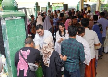 Ikuti Halal Bihalal Lingkungan, Mas Dhito Dikenal Sosok yang Ramah dan Penghobi Vespa