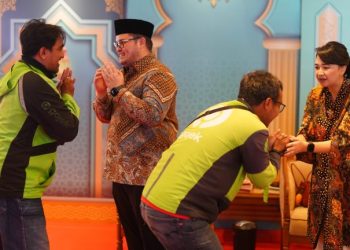 Mulai Anak-Anak, Wartawan Hingga Ojol Ikuti Halal Bihalal Bareng Mas Dhito