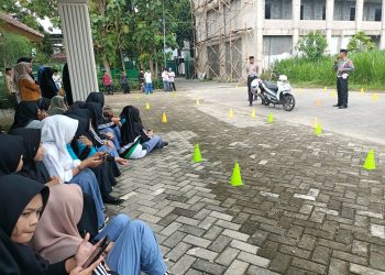 Polres Kediri Kota Gelar Coaching Clinic Road Safety di Ponpes Al Amin