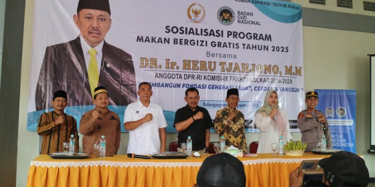 Desa Gandong Tulungangung Mendapat Sosialisasi Program Makan Bergizi Gratis