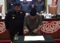 Pemerintah dan DPRD Nganjuk Tandatangani Kesepakatan Perubahan KUA-PPAS TA 2025