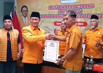 Muscab IV Hanura Nganjuk di Surabaya: Mas Angga Kembali Pimpin DPC untuk Periode 2025–2030