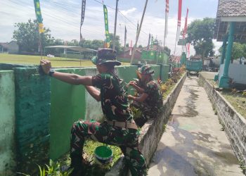 TMMD ke-127 Percantik Masjid Baitul Huda Jelang Ramadhan 1447 H