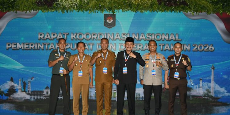 Bupati dan Wabup Tulungagung Hadiri Rakornas Pemerintah Pusat dan Daerah 2026 di Sentul