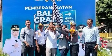Ratusan Pemudik Ikuti Program Balik Gratis Pemkot Kediri