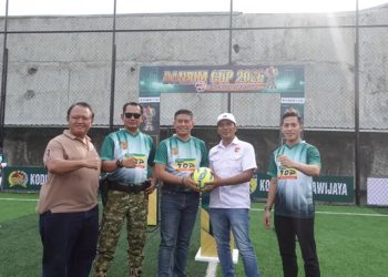 Perkuat Sinergi Olahraga, KONI Kediri Gandeng Kodim 0809 Gelar Mini Soccer Dandim Cup
