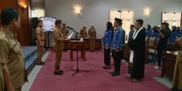 Puluhan CPNS Dilantik Sebagai PNS, Ini Pesan Plt Bupati Tulungagung