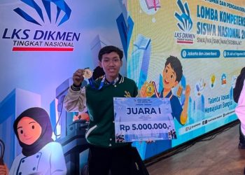 Siswa SMK Kartanegara Wates Raih Juara 1 LKS Nasional 2026, Harumkan Nama Kediri di Bidang Pengelasan