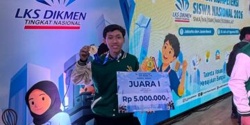 Siswa SMK Kartanegara Wates Raih Juara 1 LKS Nasional 2026, Harumkan Nama Kediri di Bidang Pengelasan