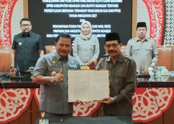 DPRD Nganjuk Tetapkan KUA-PPAS APBD 2027, Pokok Pikiran DPRD Disampaikan