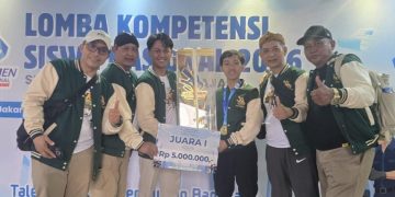 Talenta Vokasi Kediri Bersinar, Siswa SMK Kartanegara Wates Raih Emas di LKS Nasional