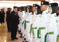 Bupati Kediri Kukuhkan Paskibraka, Pesan Jaga Pancasila dan Jadi Teladan