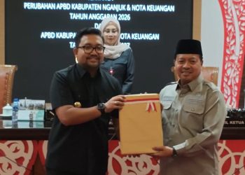 DPRD Nganjuk Sampaikan Raperda Perubahan APBD 2026 dan APBD 2027