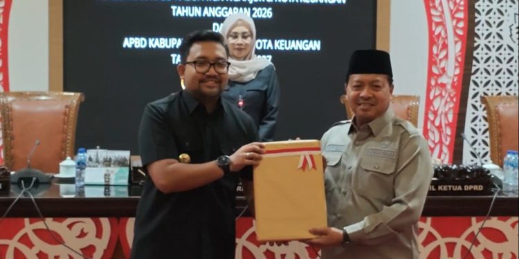 DPRD Nganjuk Sampaikan Raperda Perubahan APBD 2026 dan APBD 2027