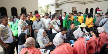 Peringati Hut Ke-81 TNI, Kodim 0809/Kediri Gelar Bakti Sosial Dan Bakti Kesehatan Di SLG