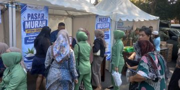 Warga Antusias Ikuti Gelaran Bazar UMKM Kodim 0809 / Kediri