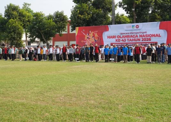 Pemkab Kediri Ajak Warga Jadikan Olahraga Gaya Hidup Dimomen Haornas 2026