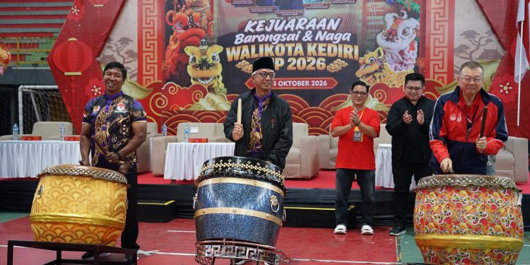 Sport Tourism di Kota Kediri Menggeliat, 25 Tim Ramaikan Kejuaraan Barongsai dan Naga Wali Kota Kediri Cup 2026
